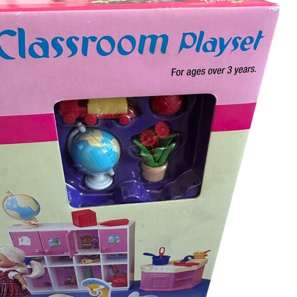 Barbie Mattel 2002 Classroom Playset Toys Interactive Doll Furniture NIB NEW - Picture 3 of 10